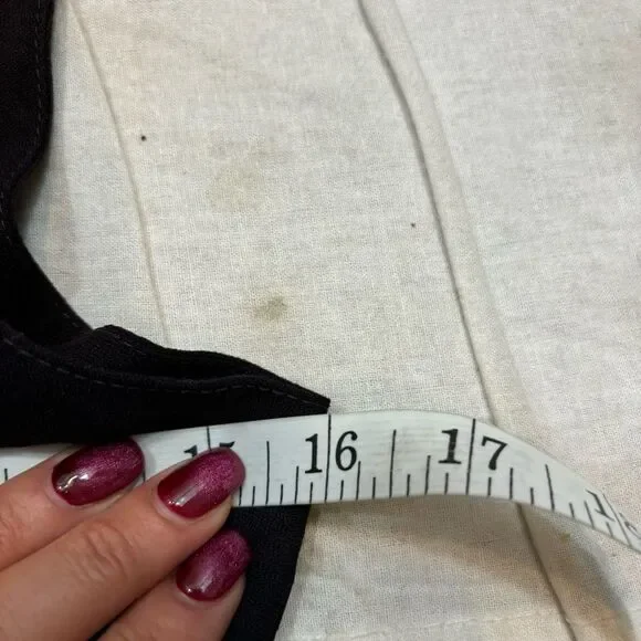 Vintage Ladies 80’s Avon Fashions Black Sleeveless Jumpsuit Size Medium‎ - Picture 10 of 12